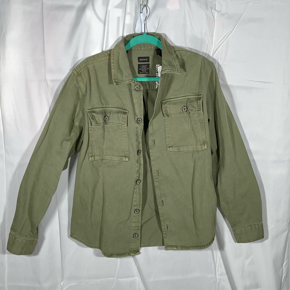 Buffalo David Bitton army Green Jacket